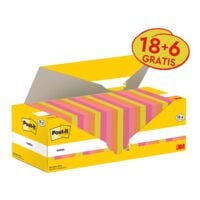 Post-it Notes blok herkleefbare notes  notes 7,6 x 7,6 cm, 2400 bladen (totaal)