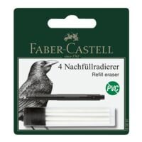 Faber-Castell Pak met 4 vervanggommen voor Precision Eraser Pen