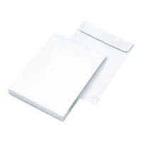 Mailmedia 100 zak-enveloppen met sta/blokbodem  38 mm plooi C4 140 g/m² zonder venster