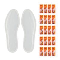 relaxdays 20 paar zoolverwarmers - maat S