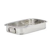 relaxdays Braadpan met rooster - M