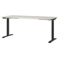 Germania In hoogte verstelbaar bureau (mechanisch) Bedano 180 cm, T-poot