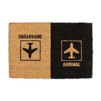 relaxdays Kokosmat Arrival Departure 60 x 40 cm