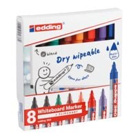 edding Pak met 8 whiteboard markers