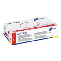 100 MEDITRADE wegwerphandschoenen Nitril® 3000 Nitril, Maat S wit