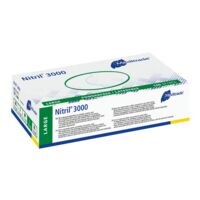 100 MEDITRADE wegwerphandschoenen Nitril® 3000 Nitril, Maat L wit