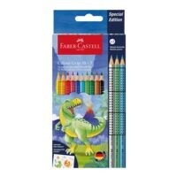 Faber-Castell 10 + 3 kleurpotloden Colour Grip Dino Edition