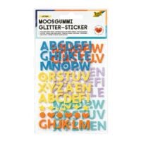 folia Schuimrubber glitterstickers Letters