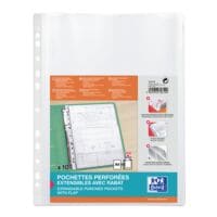 Oxford Pak met 10 insteekhoesjes met vouwen A4