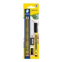 Set schrijfgerei STAEDTLER Noris, HB, met gom Set schrijfgerei STAEDTLER Noris, HB, met gom