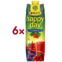 happy day Pak met 6 vruchtendrankjes »Cranberry« 1 liter happy day Pak met 6 vruchtendrankjes »Cranberry« 1 liter