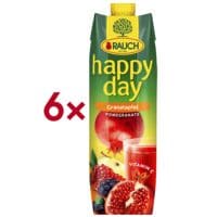happy day Pak met 6 drankjes fruitsap »Granatapfel« 1 liter happy day Pak met 6 drankjes fruitsap »Granatapfel« 1 liter