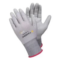 TEGERA® Beschermingshandschoenen tegen snijden 909 Maat M Dyneema Diamond vezel-nylon-lycra met PU-coating grijs