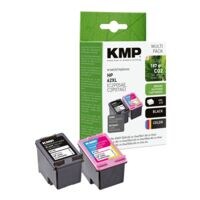 KMP 392598 - KMP-inktcartridgeset vervangt HP C2P05AE / C2P07AE HP62XL cyaan, magenta, geel, zwart