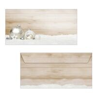 SIGEL Motief envelop Cosy Christmas DL zonder venster 50 stuks