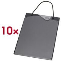 MAUL Pak van 10 A4-opdrachtmappen voor in de auto met sleutelvak