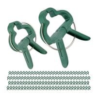 relaxdays Set van 120 plantclips groot & klein