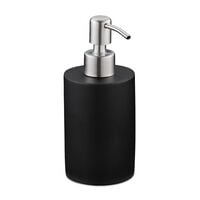 relaxdays Zeepdispenser Kunststeen rond 180 ml