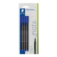 4x STAEDTLER fineliner triplus® 334 blauw 0,3mm