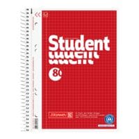 collegeblok Brunnen student recycling A5 geruit 5 x 5 mm, 80 bladen