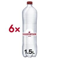 Chaudfontaine Pak met 6 mineraalwater Sparkling 1,5 liter
