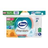 Zewa Toiletpapier Premium 5-laags, wit - 6 rollen (1 pak  6 rollen)