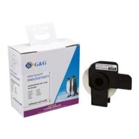 G&G 400 stuks etiketten ter vervanging van Brother DK-11204