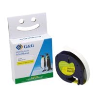 G&G Schriftband vervangt Dymo/91222 12 mm
