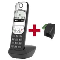 Gigaset Draadloze telefoon AS690HX incl. telefoonadapter TAE-U-stekker, modulaire koppeling