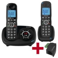 Alcatel Draadloze telefoon »XL595B Voice Duo« incl. telefoonadapter TAE-U-stekker-modulaire koppeling Alcatel Draadloze telefoon »XL595B Voice Duo« incl. telefoonadapter TAE-U-stekker-modulaire koppeling