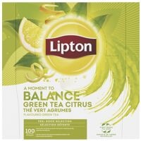 Lipton Groene thee �Balance� citrus 100 pakken
