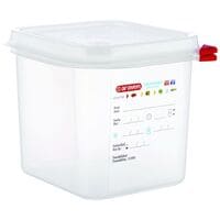 Voedseldoos met deksel 2600 ml met deksel 4 stuks