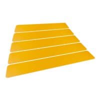 Durable Vloermarkering zebrapad 20 x 120 cm geel