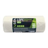 Ulith afvalzakken gerecycled 60 L wit 50 stuk(s)