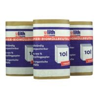 Ulith Bio-afvalzakken van papier 10 L bruin 10 stuk(s)