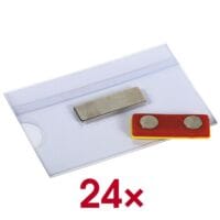EUROPEL Magnetisch naamplaatje 90,0/55,0 mm 24 stuks