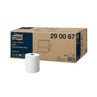 6x Papieren handdoekjes Tork 2-laags, wit van gerecycleerd papier