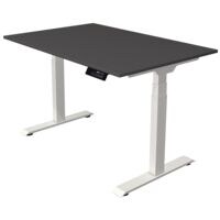 Kerkmann In hoogte verstelbaar bureau (mechanisch) �Oxford� 120 cm, T-poot wit