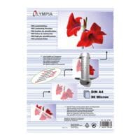 Olympia 100 stuk(s) Lamineerfolie A4 / A5 / A6 Set 80 micron glanzend