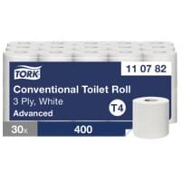 Eco tip: toiletpapier Tork Premium 3-laags helderwit 30 rollen ( 1 pak a 30 rollen)