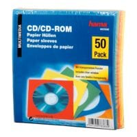 Hama Papieren cd-/dvd-/blu-ray-hoesjes - 50 stuks gekleurd