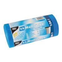 Papstar Afvalzakken 120 L blauw 25 stuk(s)