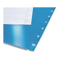OTTO Office tabbladen, A4, 1-10 10-delig, wit / nkleurige tabs, kunststof