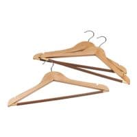 Kleerhangers van hout in set van 3