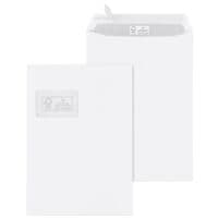 Enveloppen Mailmedia, C4 100 g/m met venster, zelfklevend met beschermstrip - 250 stuk(s)