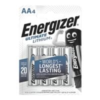 Energizer Pak met 4 batterijen Ultimate Lithium Mignon / AA / FR6