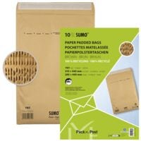 Mailmedia 10 zak-enveloppen van papier SUMO® SU1519, 31,5x44,5 cm, in kleinverpakking