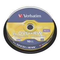 Verbatim DVD's DVD+RW spindel met 10