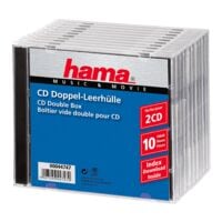 Hama Cd-/dvd-/blu-ray-dubbele hoesje Jewelcase