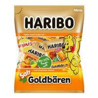 Haribo Mini sap-goudbeertjes Fruitsnoepje 1 zak met 14 portiezakjes Goldbren (totaal 220 g)